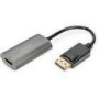 DIGITUS DP - HDMI Converter 20cm 8K/60Hz grey aluminum housing