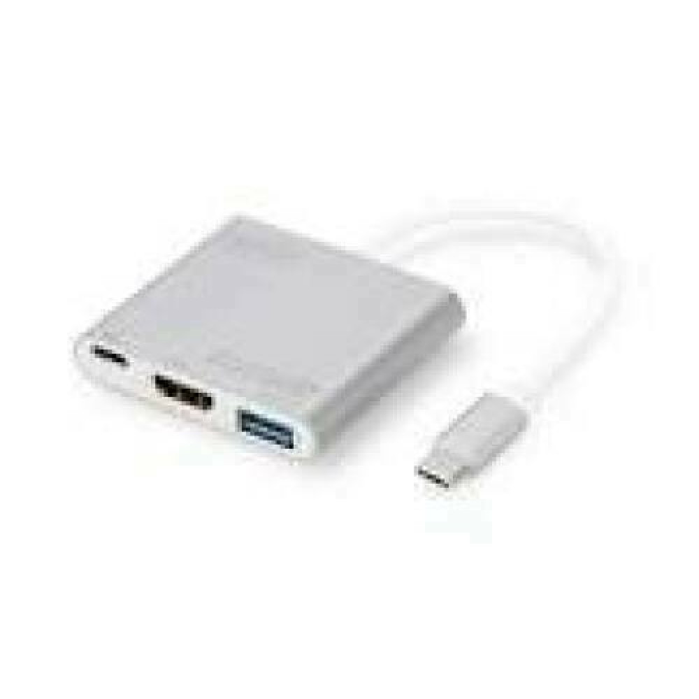 DIGITUS USB Type-C Multi Adapter 4K 30Hz HDMI 1 USB C Port for PD 1 USB 3.0 port