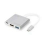 DIGITUS USB Type-C Multi Adapter 4K 30Hz HDMI 1 USB C Port for PD 1 USB 3.0 port