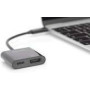 DIGITUS USB Type C to HDMI Adapter 4K/60Hz + USB C PD black