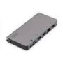 DIGITUS USB Multiport Travel Dock 6-Port 4K HDMI 2x USB-C 2x USB3.0 MicroSD SD/MMC silver