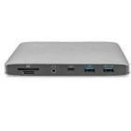 DIGITUS Universal Docking Station USB 3.0 7-Port Travel 2x Video 3x USB 3.0 1x USB-C RJ45 Audio