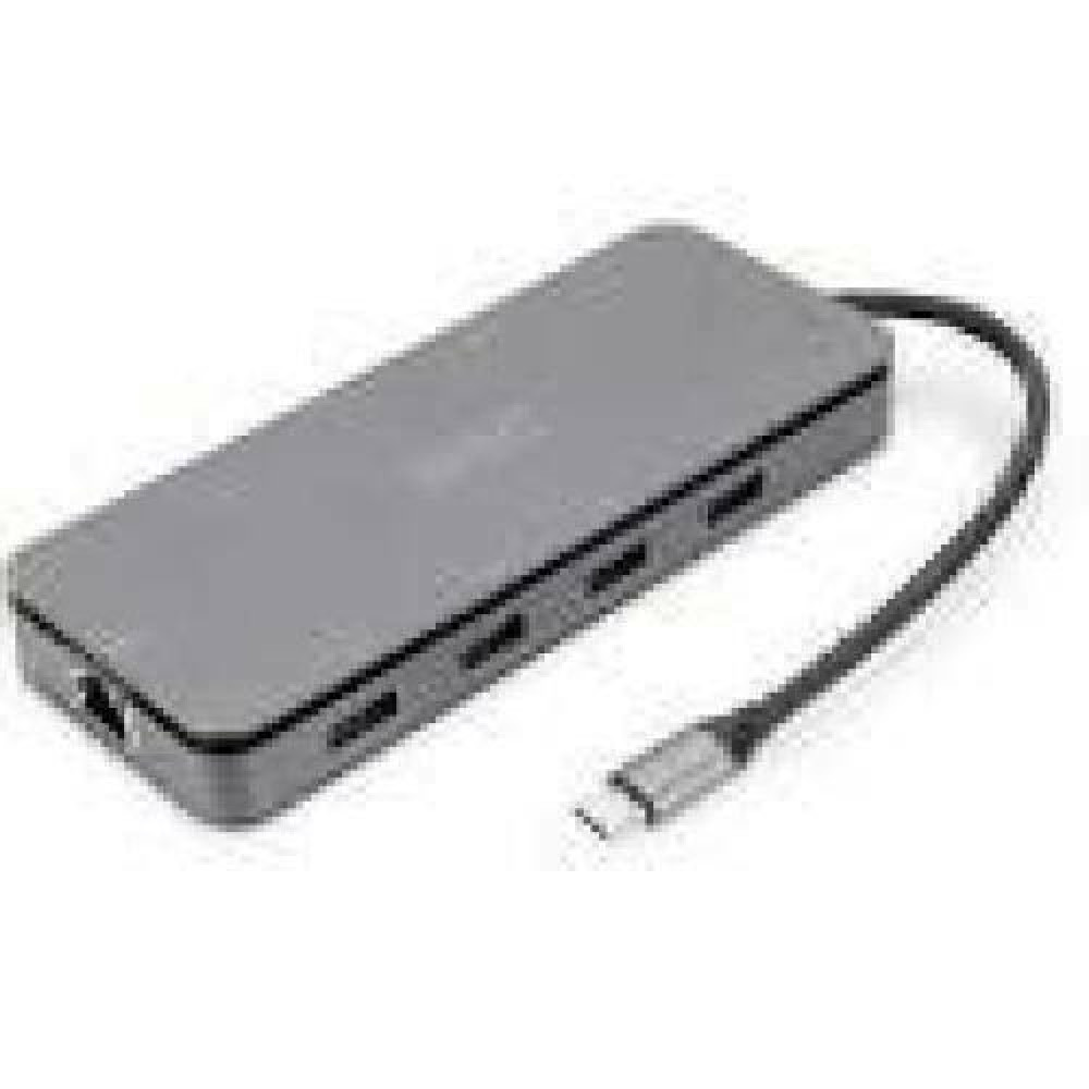 DIGITUS 11 in 1 USB-C Docking Station & SSD Enclosure 4xUSB 3.0 VGA HDMI RJ45 M.2 SSD