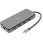DIGITUS 11 in 1 USB-C Docking Station & SSD Enclosure 4xUSB 3.0 VGA HDMI RJ45 M.2 SSD