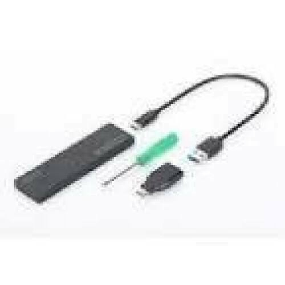 DIGITUS External SSD Enclosure USB 3.0 - M2 NGFF aluminum housing black
