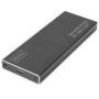 DIGITUS External SSD Enclosure M.2 NGFF - USB 3.1 C aluminum housing black chipset EP9461E