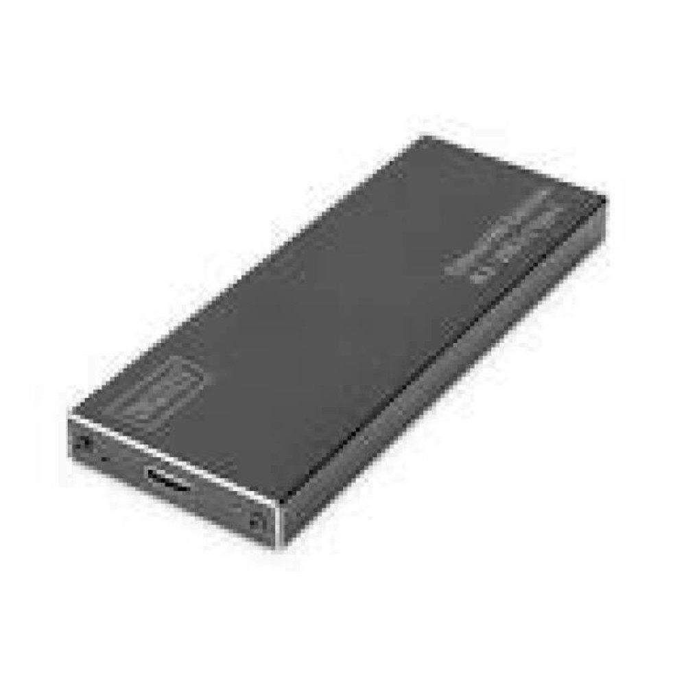 DIGITUS DA-71120 USB Type-C 3.1 External SSD Enclosure M.2 NVMe tool-free alu housing M-Key or B+M-Key
