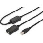 DIGITUS Repeater cable USB2 extension cable with ampilier 20m