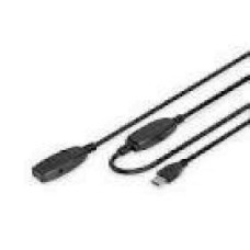 DIGITUS Extension Cable USB 3.0 SuperSpeed Type USB A/A M/F active black 10m