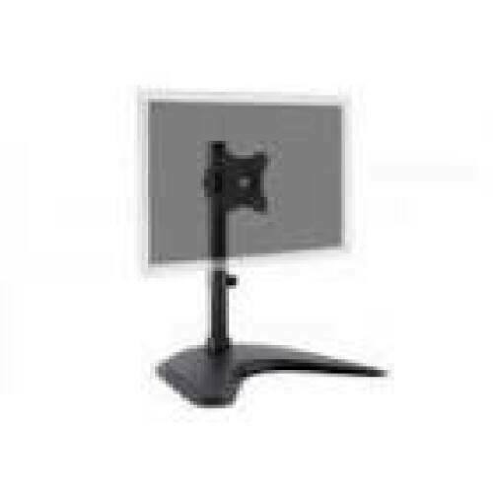 DIGITUS Universal Single Monitor Stand up to 69cm 27Inch Vesa 75x75 mm und 100x100 mm rotating and swivelable black