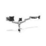 DIGITUS Triple Monitor mount for LCD/LED monitor up to 69cm 27inch fully flexible gas spring mount max load 6kg max VESA 100x100