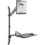 DIGITUS Flexible Single Monitor stand/seat wall-mounted workstation