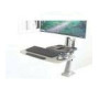 DIGITUS Sit-Stand workstation for desktop mount VESA 75x75mm 100x100mm with keyboard holder max.8Kg