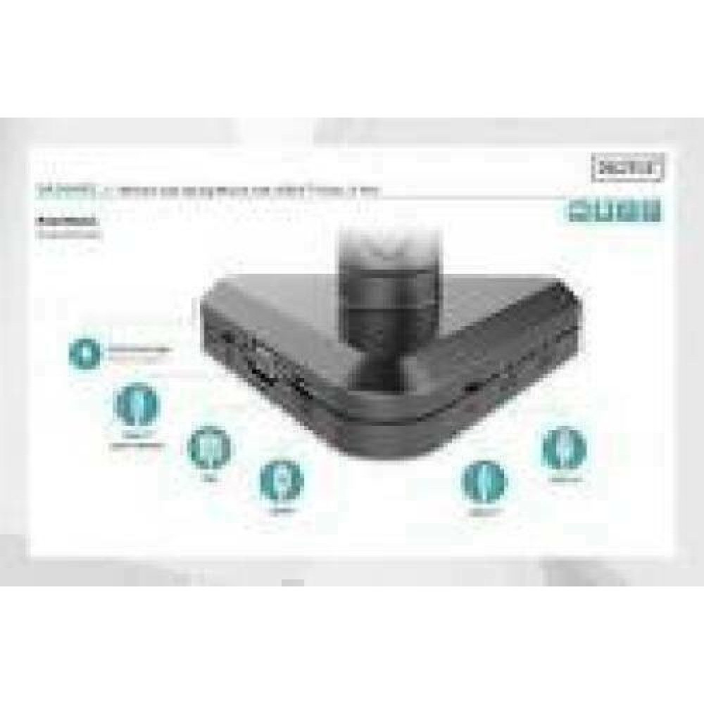 DIGITUS Monitor Gas Spring Mount with USB-C Dock 5 Port 30inch 9kg max black