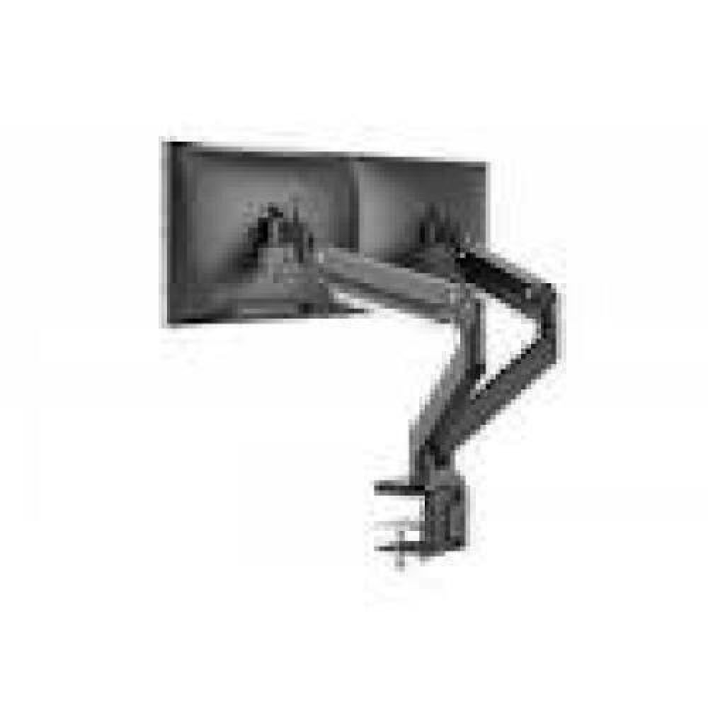 DIGITUS Dual Gas Spring Monitor Desk Mount 2x 35inch 2x15kg max black
