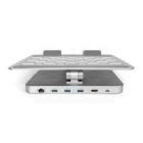 DIGITUS Notebook Stand with USB C Hub 3x USB 3.0 1x 4K HDMI 1x RJ45 1x PD Charging
