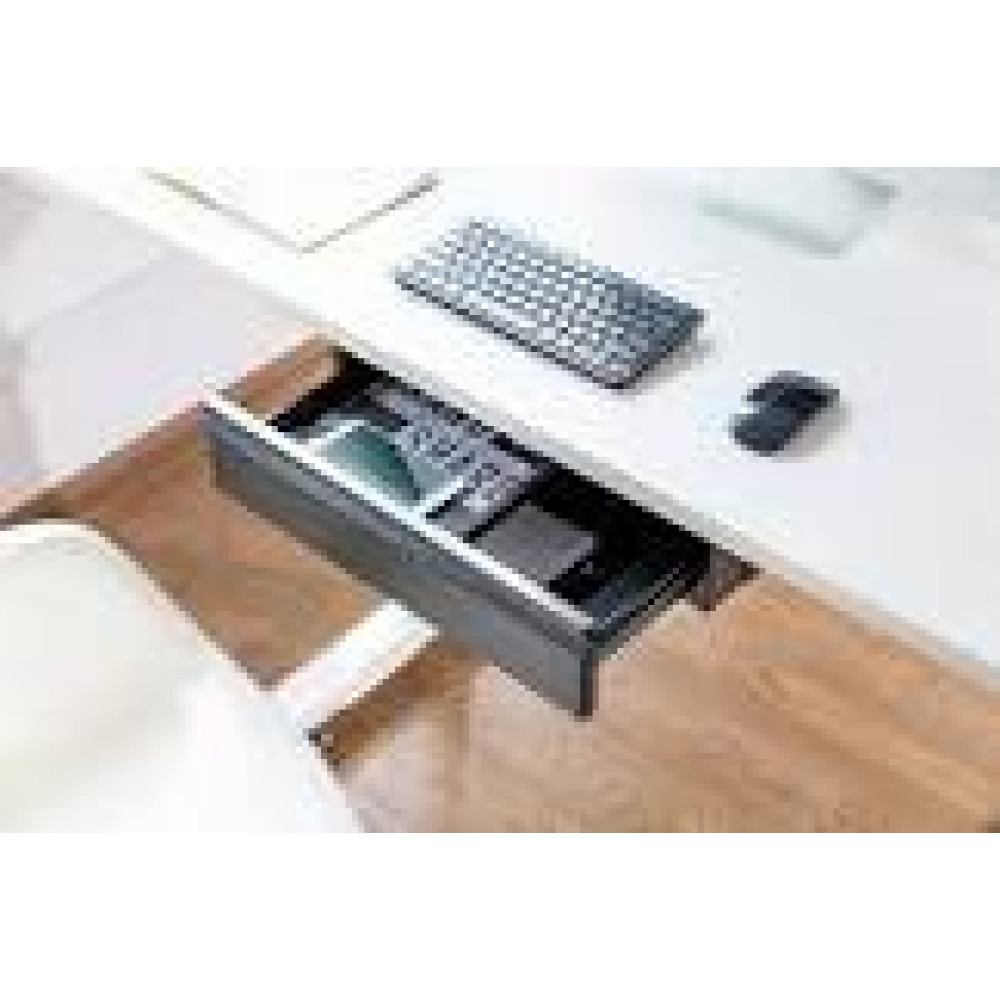 DIGITUS Under desk storage drawer Black