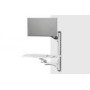 DIGITUS Workstation Monitor Keyboard Mouse Wall Mount 32inch 8kg VESA 75x75/100x100 white/black