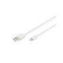 DIGITUS USB-A to lightning MFI C89 2m Data and charging cable white 5V 2.4A