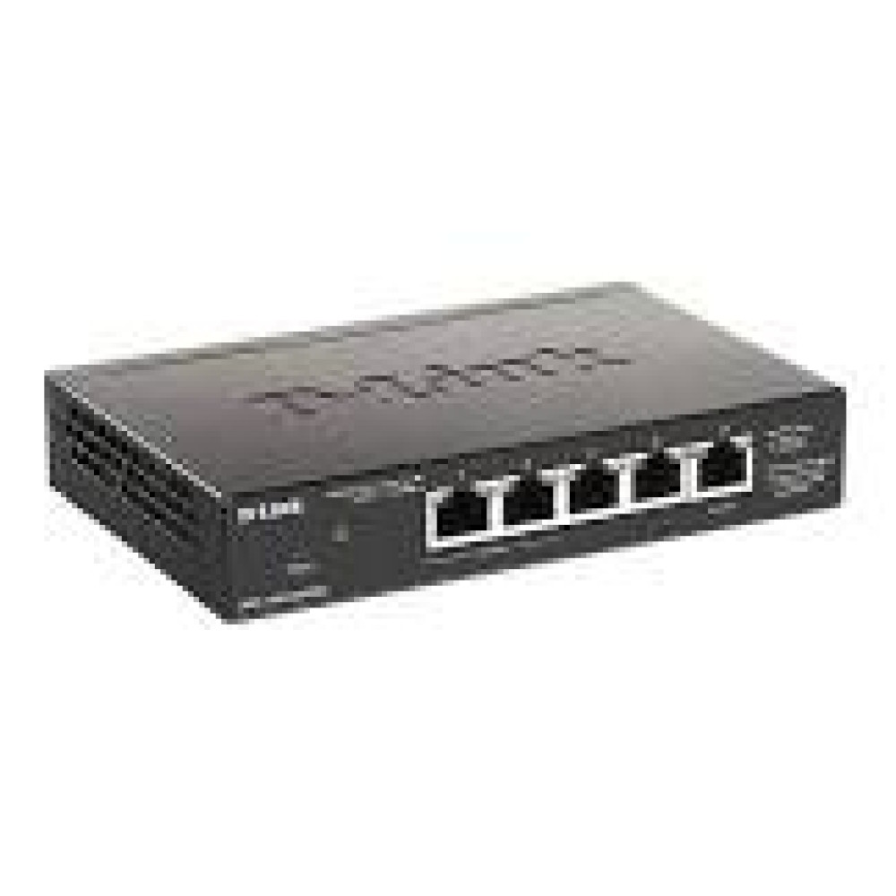 D-LINK 5-Port Gigabit PoE-powered PoE Smart Switch without Power Supply Only powered by POE port of another Switch