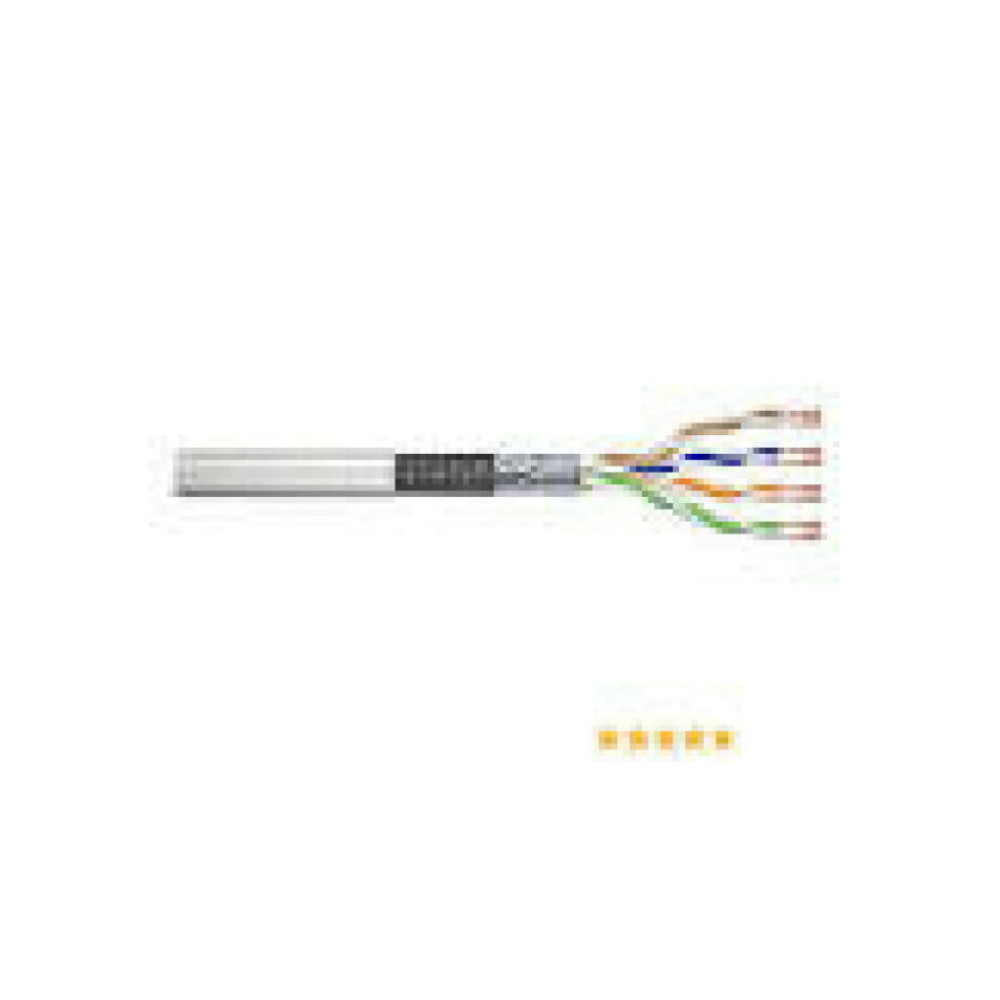 DIGITUS CAT 5e SF-UTP patch cable raw length 100m paper box AWG 26/7 PVC simplex color grey