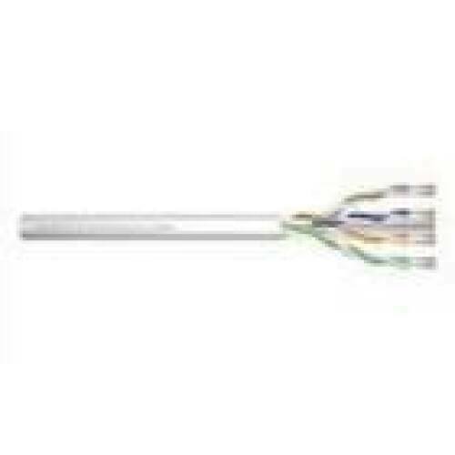 DIGITUS CAT 5e SF-UTP patch cable raw length 100m paper box AWG 26/7 PVC simplex color grey