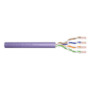 DIGITUS Installation cable cat.6A U/UTP Dca solid wire AWG 23/1 LSOH 100m violet foiled