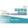 DIGITUS CAT 6 F-UTP installation cable raw length 305m drum AWG 23/1 LSZH-1 simplex color purple