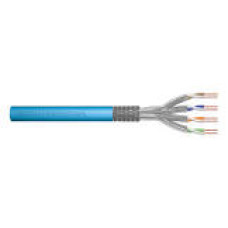 DIGITUS Installation cable cat.6A S/FTP Eca solid wire AWG 23/1 LSOH 50m blue foiled