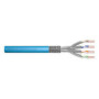 DIGITUS Installation cable cat.6A S/FTP Eca solid wire AWG 23/1 LSOH 50m blue foiled