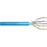DIGITUS Installation cable cat.6A S/FTP Eca solid wire AWG 23/1 LSOH 50m blue foiled