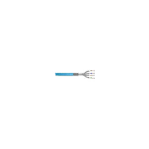 DIGITUS Installation cable cat.6A S/FTP Eca solid wire AWG 23/1 LSOH 100m blue foiled
