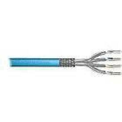 DIGITUS Installation cable cat.6A S/FTP Eca solid wire AWG 23/1 LSOH 500m blue reel