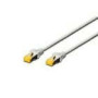 DIGITUS CAT 6A S-FTP patch cable Cu LSZH AWG 26/7 length 10m color grey