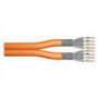 DIGITUS Installation cable cat.7 S/FTP Dca solid wire AWG 23/1 LSOH 50m orange foiled
