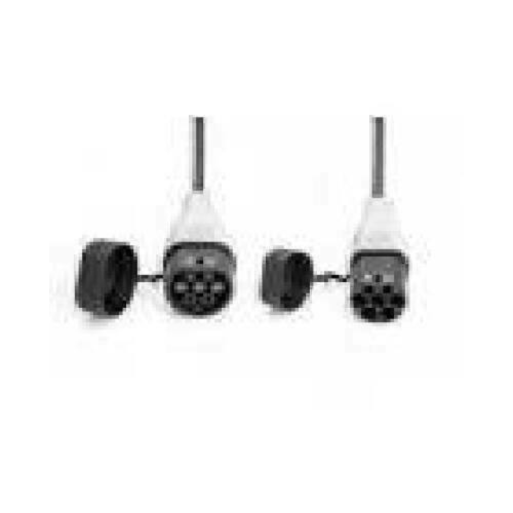 DIGITUS EV charging - Three Phase 400V 32A 7.5m Type 2 to Type 2 Spiral charger cable