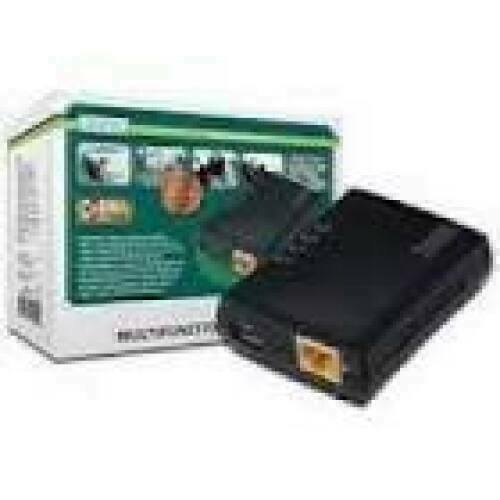 DIGITUS multifunction network server 1xUSB2.0 print server NAS and network USB-hub 1xRJ45 10/100Mbps LAN