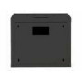 DIGITUS 19inch Wall Cabinet 9HE SoHoline RAL9005 black without tray