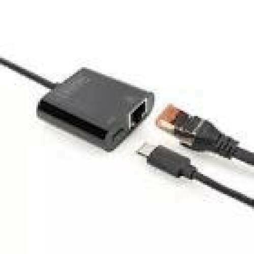 DIGITUS USB Type-C Gigabit Ethernet Adapter with Power Delivery Support