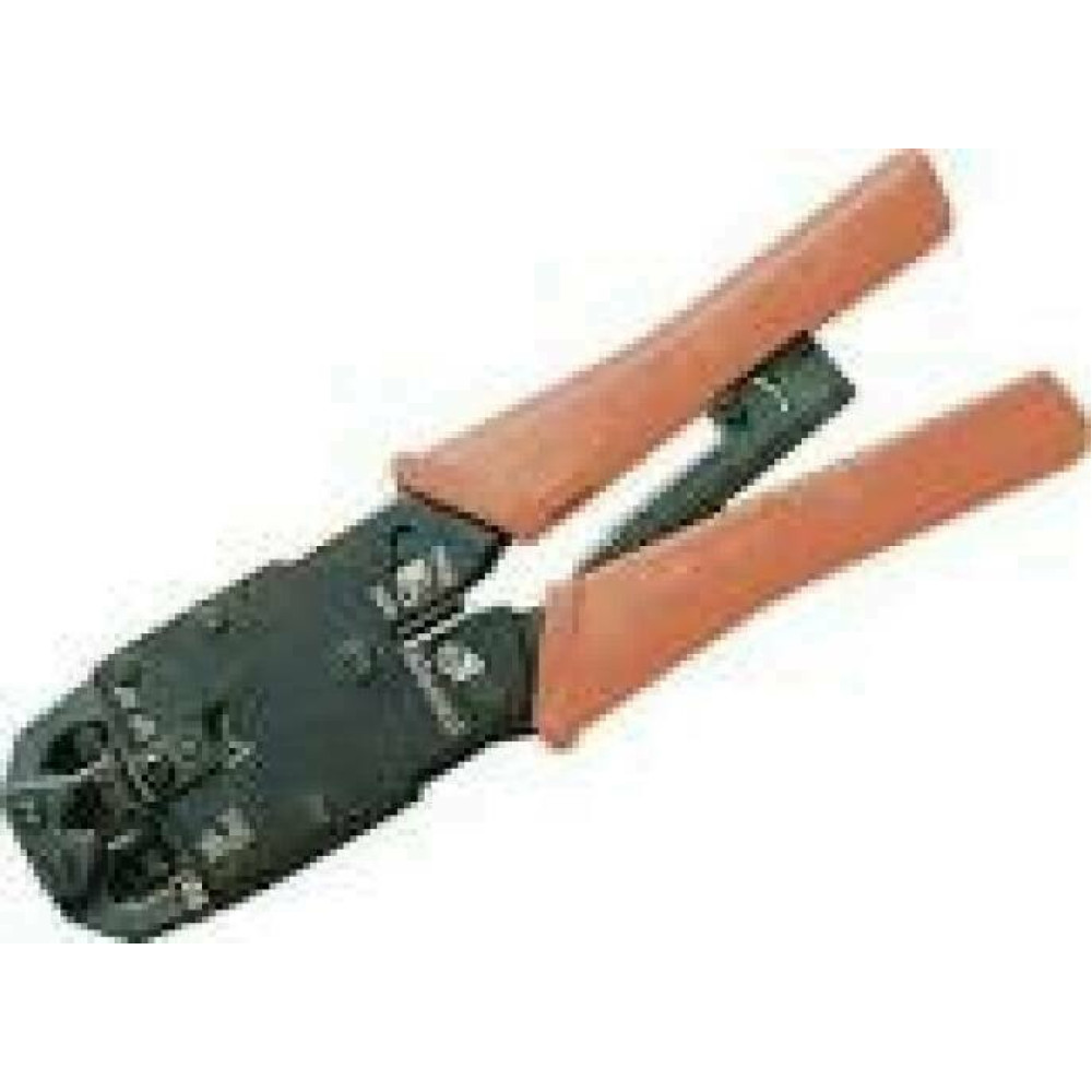 DIGITUS Multi Modular Crimping Tool full metal suitable for 4P2C 4P4C 6P4C 6P6C 8P8C incl. stripper and cutter