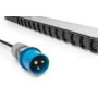 DIGITUS IT BASIC PDU Vertical 16A 24 x C13 3 x C19 1-phase 3m cable IEC309 16A plug