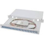 DIGITUS 19inch Fiber Optic Sliding Splice Box 1U equipped 24xLC Duplex OS2 grey