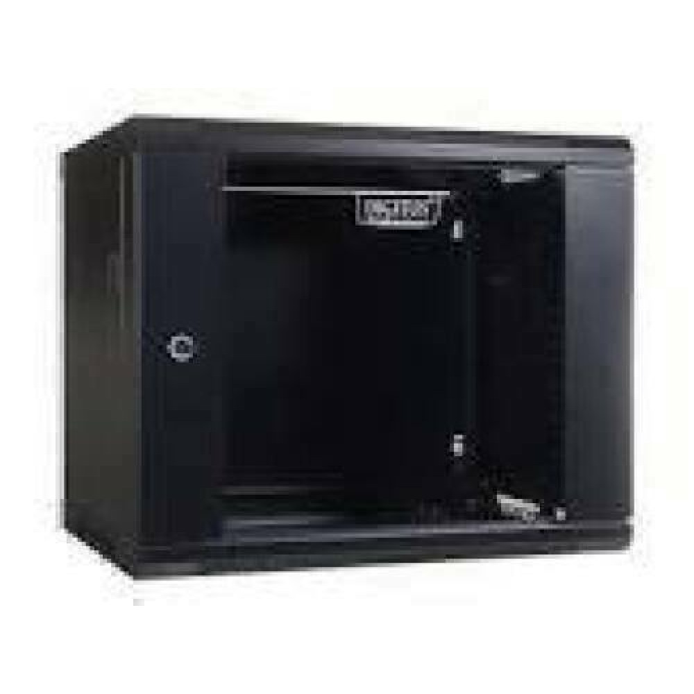 DIGITUS DN-W19 09U/450/B Wallmount cabinet 9U 600x450mm black RAL 9004