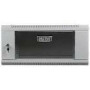 DIGITUS DN-WU19 04U/450 Wall Mount Cabinet 19 4U 279/600/450mm glass door grey unmounted