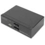 DIGITUS KVM Switch 2x1 HDMI 2-Port Single Display 4K/30Hz FreeSync