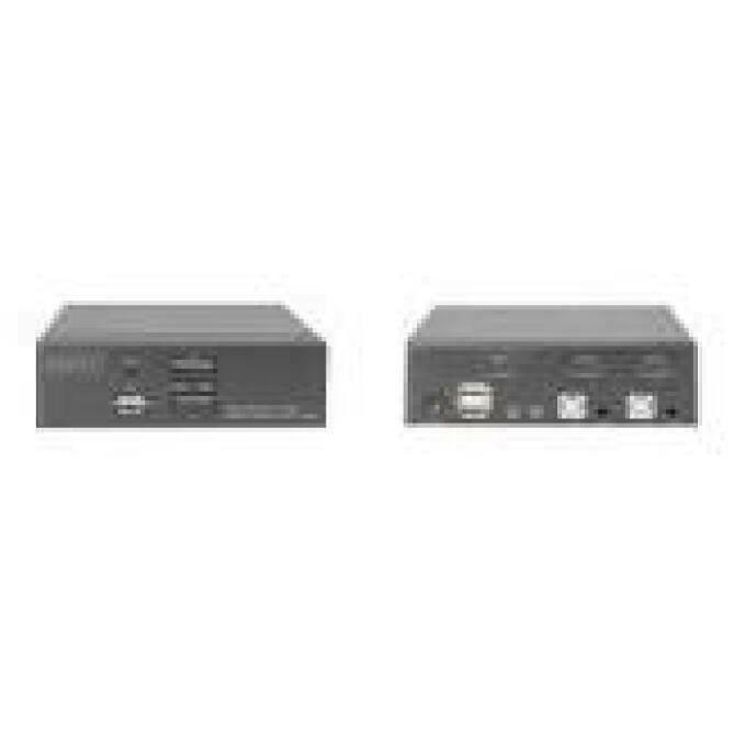 DIGITUS KVM Switch 2x1 HDMI 2-Port Single Display 4K/30Hz FreeSync