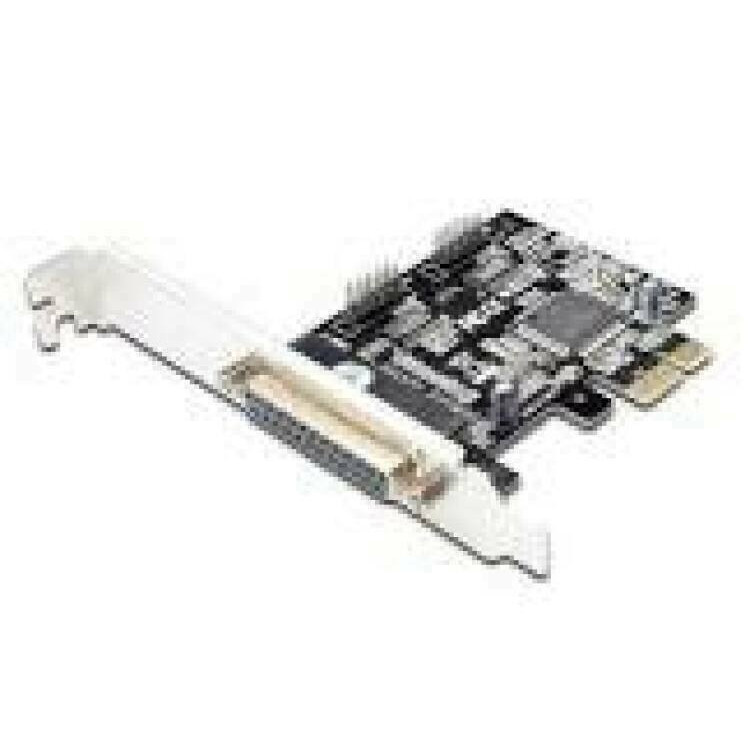 DIGITUS PCIexpress card 2xSeriell DB9 int. 1xParallel-Port DB25 ext. MCS9901 Chipset