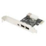 DIGITUS IEEE 1394a Interface Card PCIexpress 3 Port 1x int. 2x ext. Ports