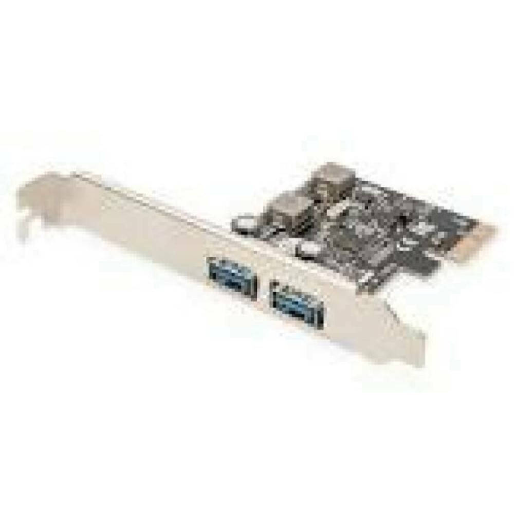 DIGITUS USB PCI Express Add-On card USB3.0 2-port A/F 1x LP bracket NEC UPD720202