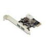 DIGITUS USB PCI Express Add-On card USB3.0 2-port A/F 1x LP bracket NEC UPD720202